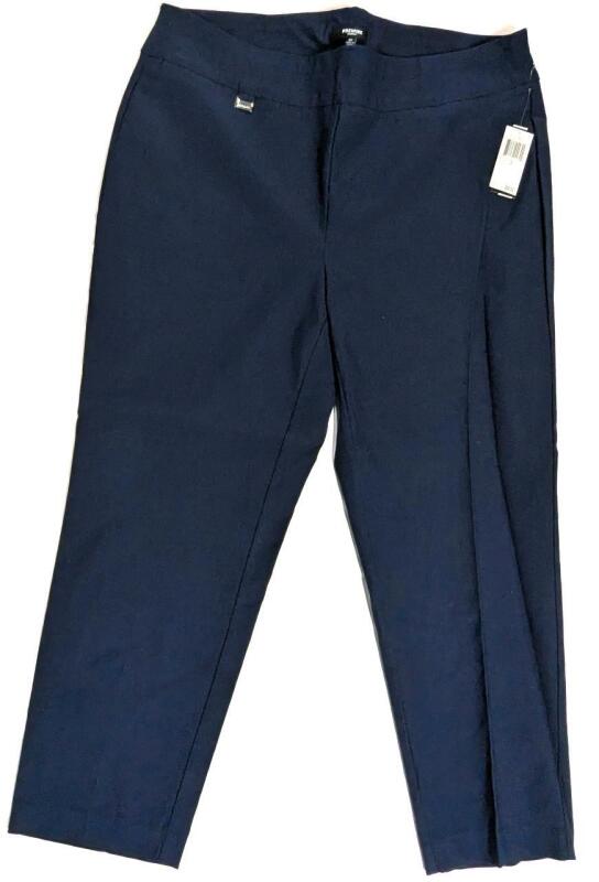 New Size 2XL Women's PREMISE Bengaline Pant (Navy), Super Stretchy With Elastic Waist, Retails $68