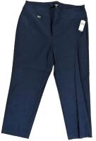 New Size 2XL Women's PREMISE Bengaline Pant (Navy), Super Stretchy With Elastic Waist, Retails $68
