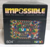 New Impossible Rubiks Cube 604pc Lenticular Puzzle
