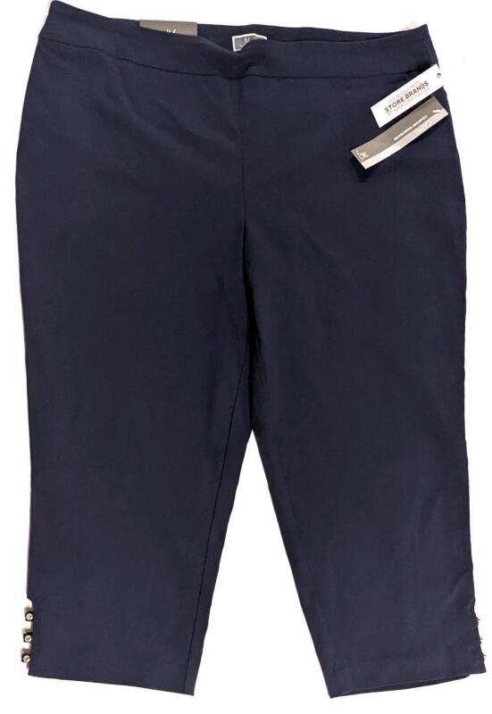 New Size XXL Women's JM COLLECTION Comfort Waistband Capri Pants