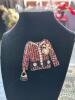 Stylish Tweed Jacket Brooch / Clip -Complete with Faux Pearls & Crystal Embellishments Jacket Arm Hold a Dangle Purse Charm approximately 2.25 x 2.5&rsquo;&rsquo; - 5