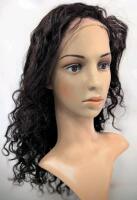 New 20" Long Wavy Curly Hair Lace-Front Wig, Density 13&times;4, Likely Artificial (So Soft & Smooth!)