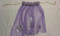 New Tie On Princess Skirt With Accessories. Waite Tie Measures approximately 50" Long