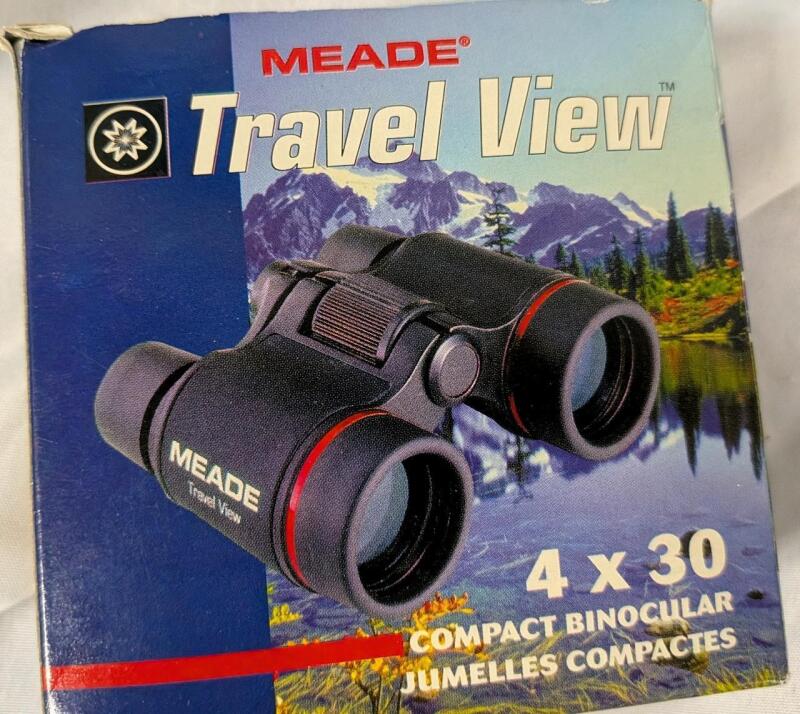As New Meade Travel View Compact 4 x 30 Binoculars