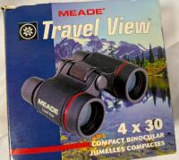 As New Meade Travel View Compact 4 x 30 Binoculars