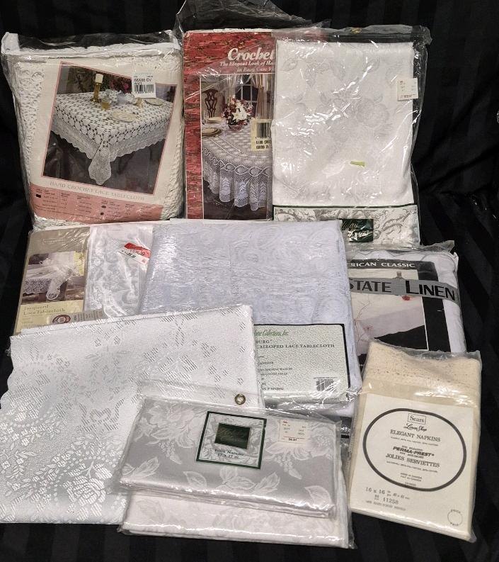10 As New Tablecloths & Napkins - Lace