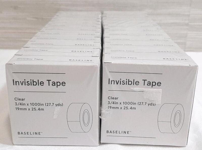 2 New Packs of Clear Invisible Tape