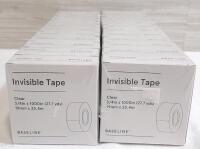 2 New Packs of Clear Invisible Tape