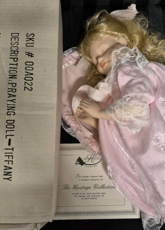 Vintage Porcelain Doll - Tiffany Praying Doll