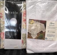 2 New Tablecloths Both Oblong