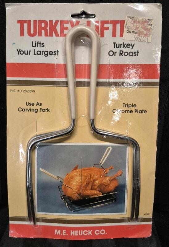 New M.E. Heuck Turkey Lifting Forks