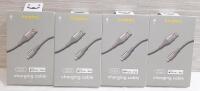 4 New Heyday Lightning to USB-A 4ft Charging Cables