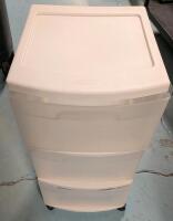 Steralite 3-Drawer Storage Tower. 25.5" Tall