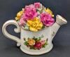 [RARE!] New in Box ROYAL ALBERT Old Country Roses Musical Watering Can "Clare De Luna", Approx 5.5" - 4
