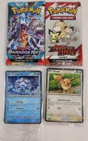 Two (2) Pok&eacute;mon TGC Sealed Packs & Two (2) Pok&eacute;mon TCG Sealed Single Cards .
