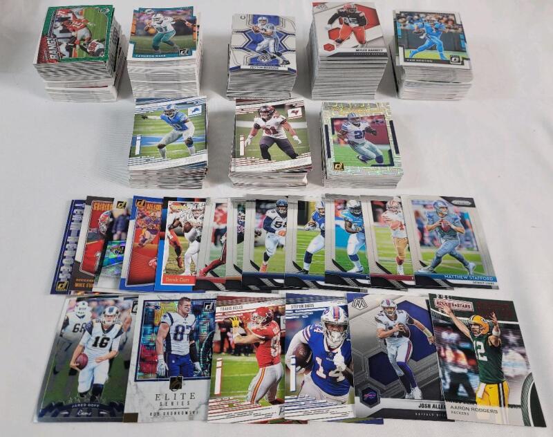 2017 - 2023 NFL Football Trading Card Singles , 500+ Trading Cards