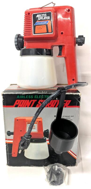 Corded Airless Electric Paint Sprayer, 0.9L, Tested For Power