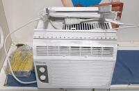 For Living 5000 BTU Wall Mount Air Conditioner | Tested For Power, Works, Is Missing Some Installation Pieces, Sold As Is
