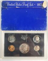 1972 USA Proof Coin Set in Case , Uncirculated