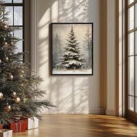 New Canvas Floating Frame Wood-Look Floater Frames for Canvas Paintings Black Wood Picture Frames Wall Art Painting Frame Decor 11x14inch