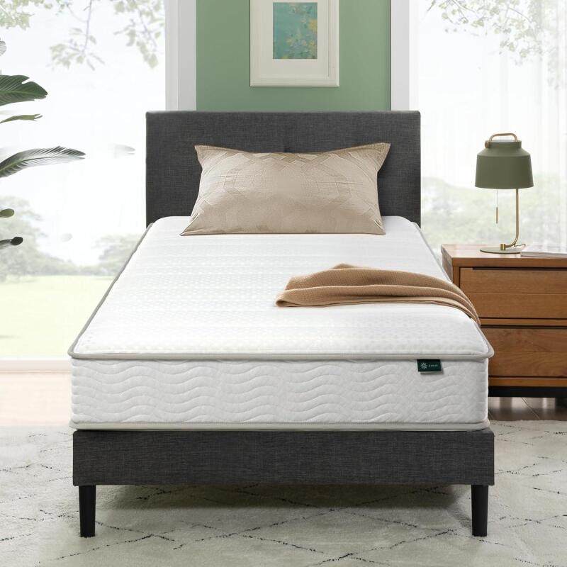 New ZINUS 6 Inch Foam and Spring Hybrid Mattress [New Version], Twin XL, Fiberglass Free, Medium Firmness, Durable Support, Certified Safe Foams & Fabric, Mattress in A Box