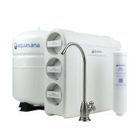 New Retail $319 Aquasana SmartFlow Reverse Osmosis Water Filter System - High-Efficiency Under Sink RO Removes up to 99.99% of Fluoride, Arsenic, Chlorine, and Lead - Brushed Nickel Faucet