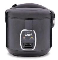 As New in Box Master Chef 10-Cup Rice Cooker, Black, Retail's for $74.99