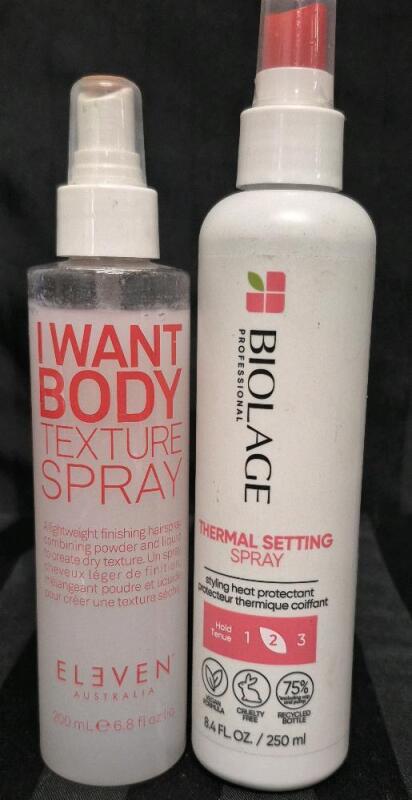[SEE DESC] 2 Hair Care Products: I Want Body Texture Spray 200mL & Biolage Thermal Setting Style Spray 250mL