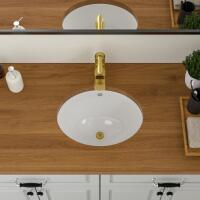 New Logmey 16 In Undermount Bathroom Sink Oval -16x13 Inch Bathroom Sink Pure White Oval Porcelain Ceramic Lavatory Vanity Vessel Sink Bowl Basin