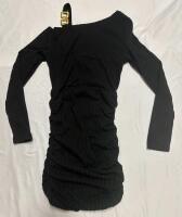 New Women&rsquo;s Medium One-Shoulder Bodycon Dress with Ruching
