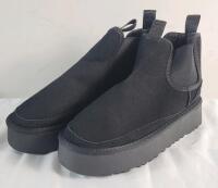 New - Women's Sz. 7.5 Shein Autumn/Winter Ankle Platform Snow Boots , Black