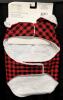 New Dog Size Med (Back Length 14") Winter Plaid Dog Sweater - 3
