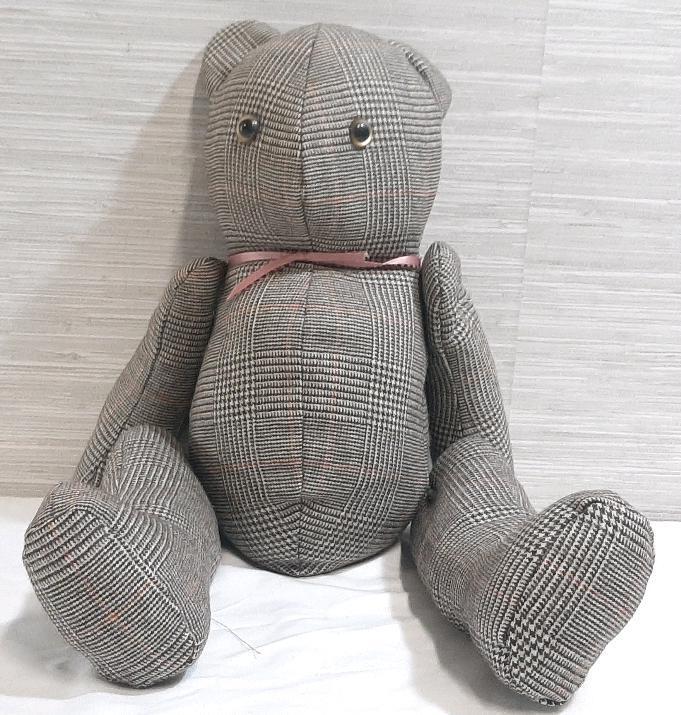 As New Stuffed Bear | Measures 18" Tall Standing Up, Roughly 6" Wide