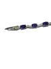 Sterling Silver Natural Amethyst with CZ Bracelet, Retail $450.00. - 2