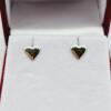 Sterling Silver Heart Shape Earrings, Retail $100.00. - 3