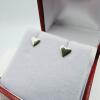 Sterling Silver Heart Shape Earrings, Retail $100.00. - 4