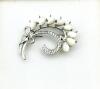 Sterling Silver Freshwater Pearl Brooch Retail $500.00.