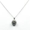 Sterling Silver Natural Diamond (0.10ct) Pendant with Sterling Silver Chain, comes with APPRAISAL $625.00. - 3
