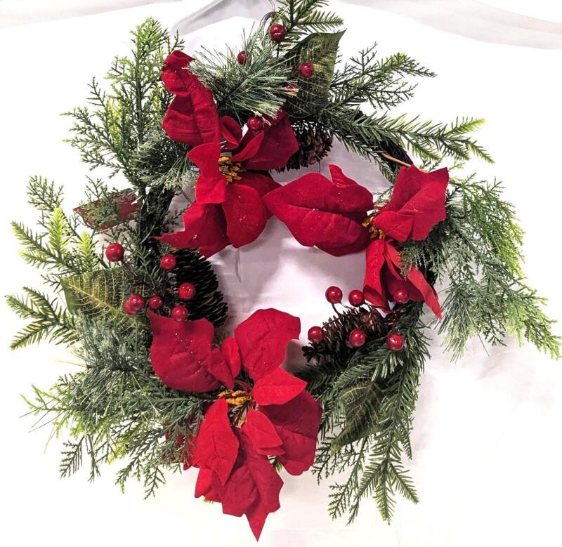 New 12" Artificial Indoor Wreath