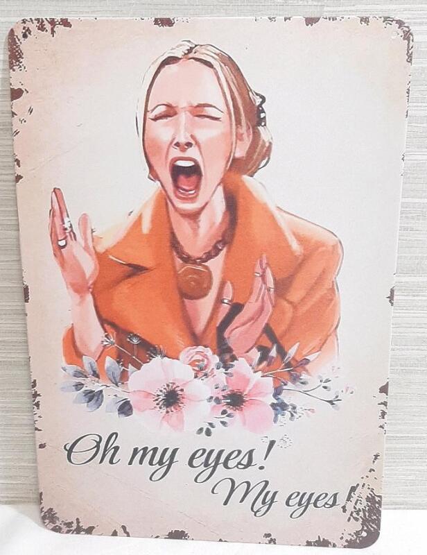 New Flowers Metal Sign