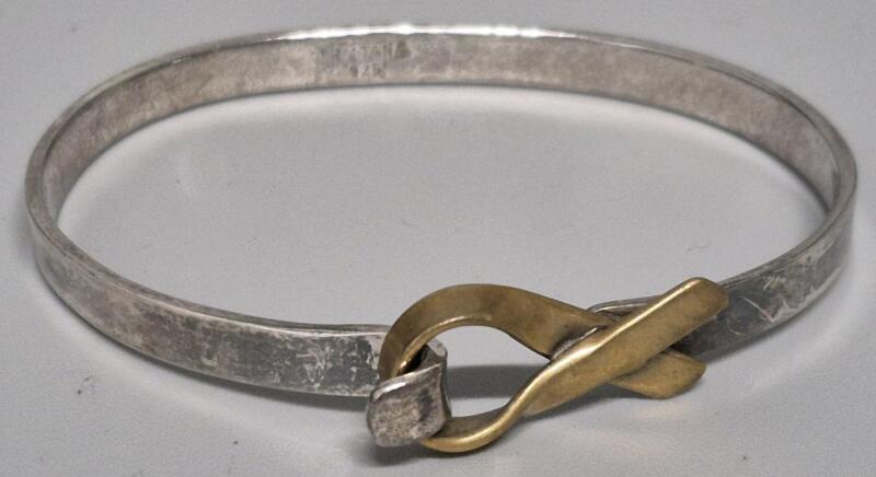 Vintage Hook-on Bracelet Stamped 925
