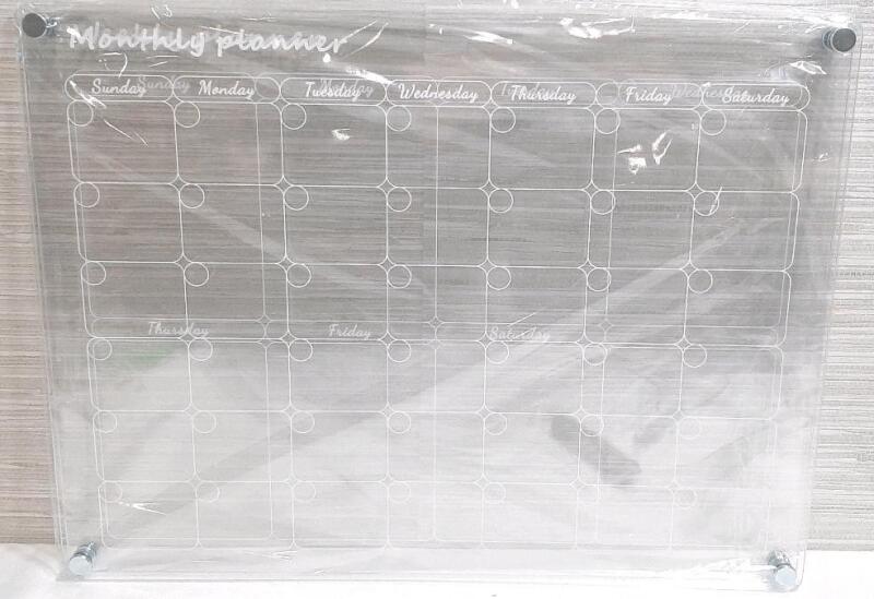 New Clear Monthly Planner