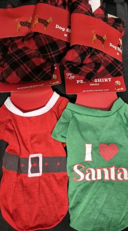 5 New Sz Medium & Small Dog Shirts