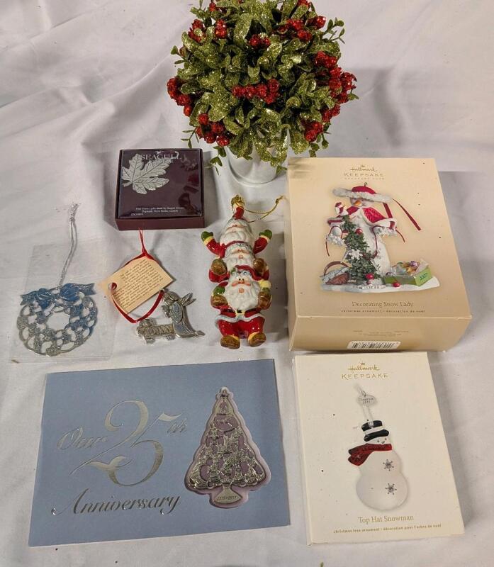 Assorted Christmas Ornaments and Decorations