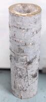 Bitch Bark Log-Style Planter Holder, 9" Outer Diameter &times; 30.5" Tall