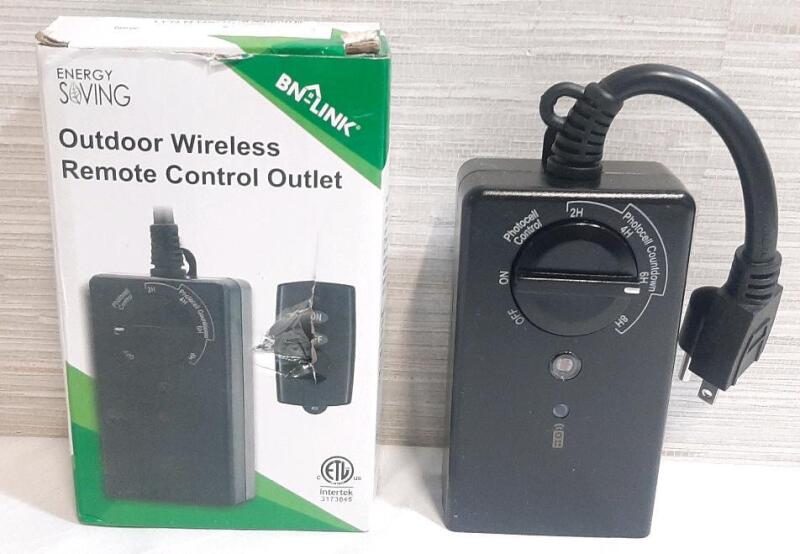 As New Outdoor Wireless Remote Control Outlet