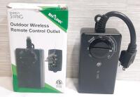 As New Outdoor Wireless Remote Control Outlet