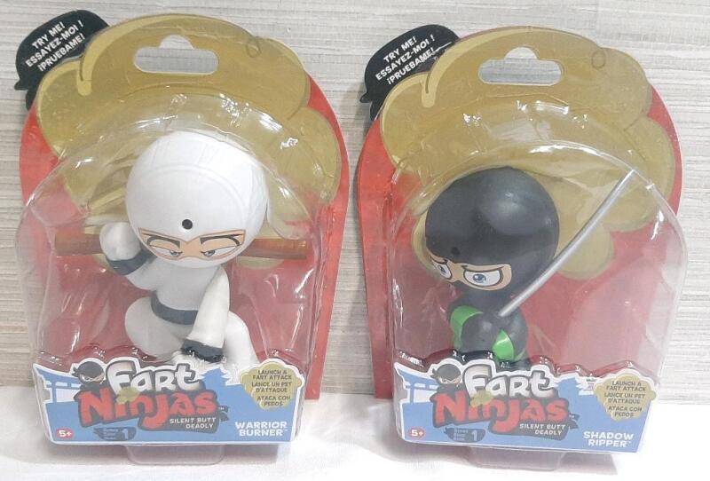 2 New Fart Ninja's Figures