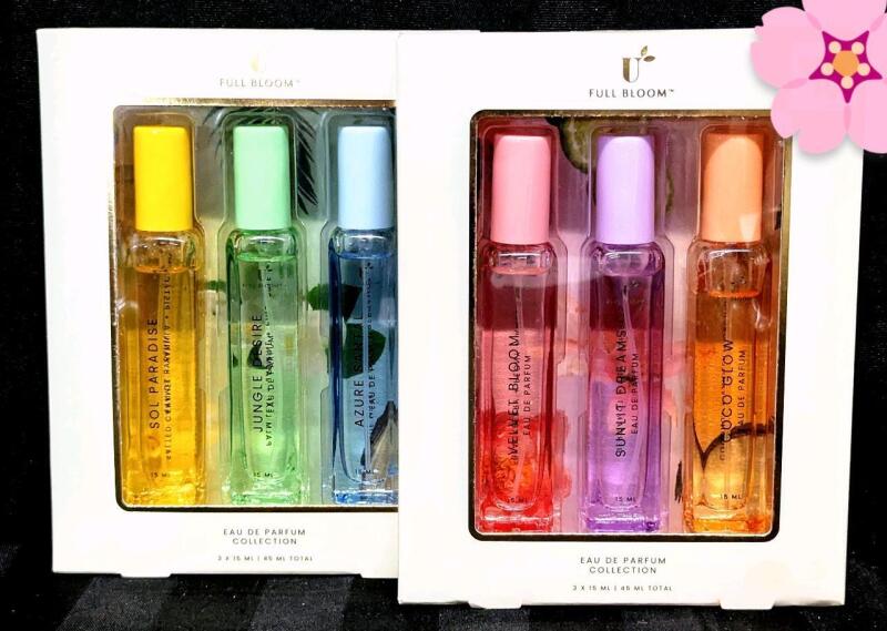 2 New Full Bloom Eau de Parfum Collections, 6 Different Scents, 15ml Each, EXP 04/2026