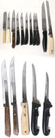 Kitchen & Steak Knives Made in England & Japan, Up To 13.5" Long